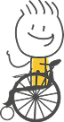 Child in a wheelchair